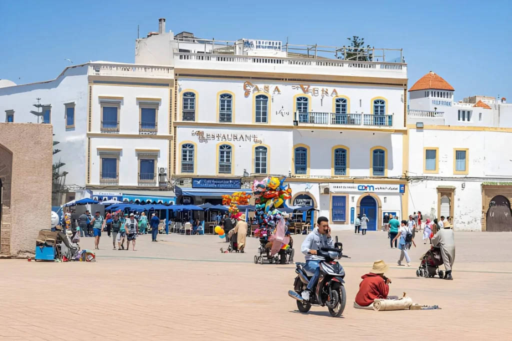 Historic port and cannons in Essaouira
