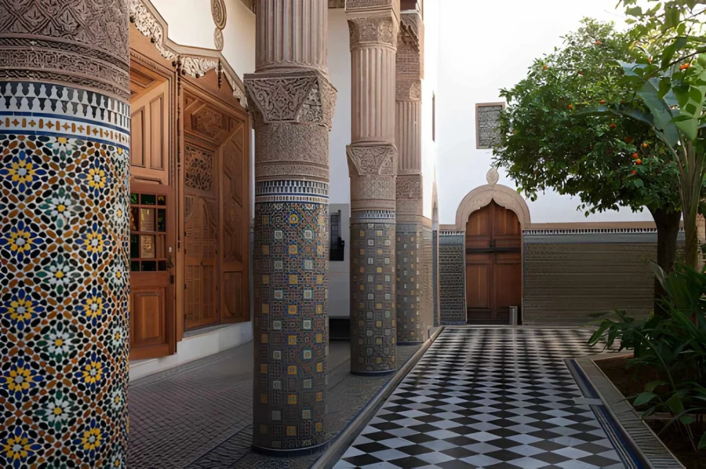 Dar El Bacha Museum Marrakech architecture
