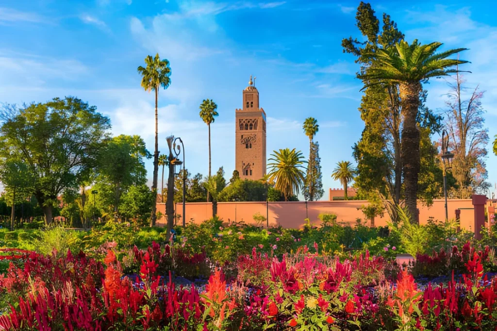 Koutoubia Mosque Marrakech gardens