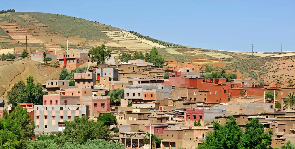 Traditional Berber village in the Atlas Mountains